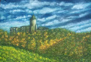 Antonina Radzięda - Castle at dawn