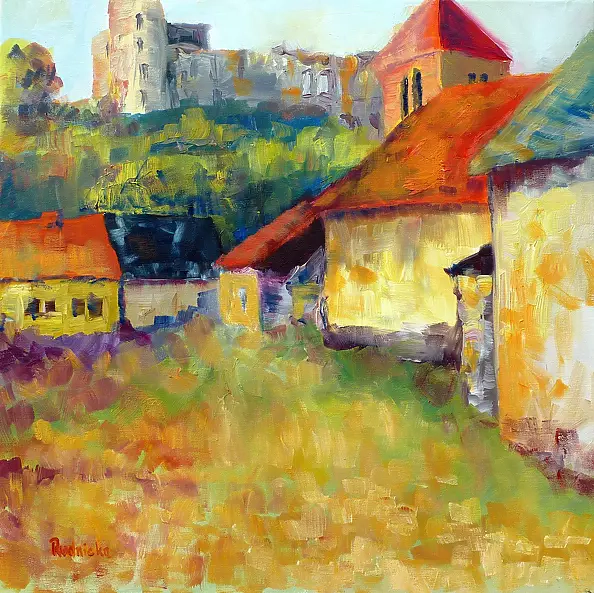 Anna Rudnicka-Litwinek - Zamek w Janowcu w pełnym słońcu