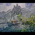 Eryk Maler - Châteaux dans les nuages, 120x80
