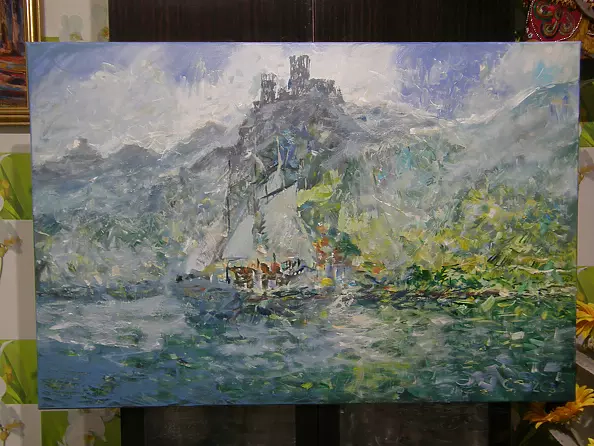 Eryk Maler - Zamki w chmurach, 120x80