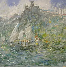 Eryk Maler, Pogoda, Obraz olejny - płótno, 120 x 80