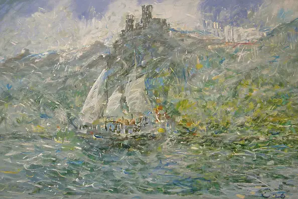 Eryk Maler, Weather, Oil painting - canvas, 120 x 80