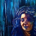 Marzena Salwowska - Nachdenklich in Blau