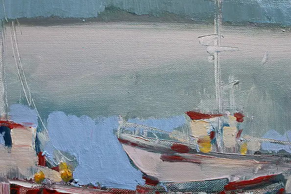 Henadzy Havartsou, Zanim morze znów zawoła, Obraz olejny - płótno, 50 x 70