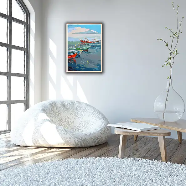 Henadzy Havartsou, Zanim morze znów zawoła, Obraz olejny - płótno, 50 x 70