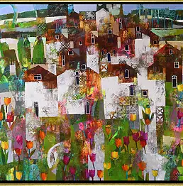 Alicja Słaboń Urbaniak, Zapach Wiosny, Obraz olejny - płótno, 100 x 81