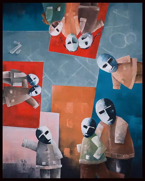 Zbigniew Ramsko Kozłowski - Forgotten fun - hopscotch