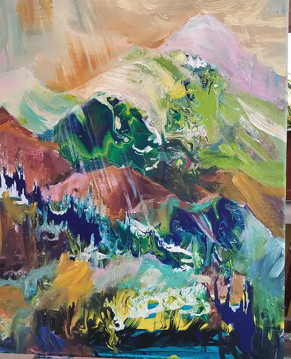 Anna Borcz - Snow-covered mountains