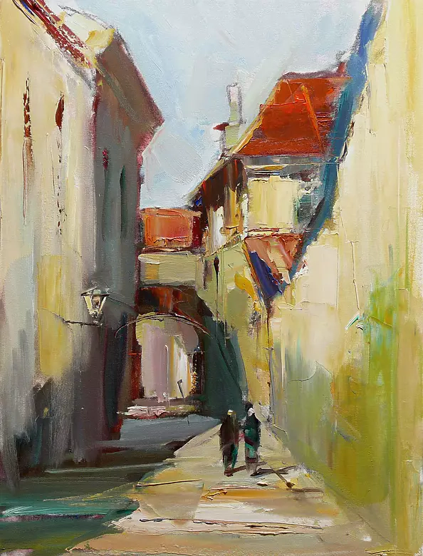 Krzysztof Tracz - Bernardine Alley in Vilnius