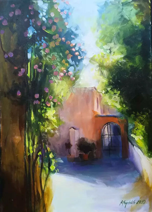 Renata Rychlik - Alley in Castell'Arquato