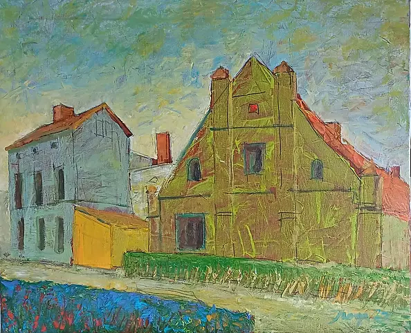 Tadeusz Jurga - Alley in Drezdenko