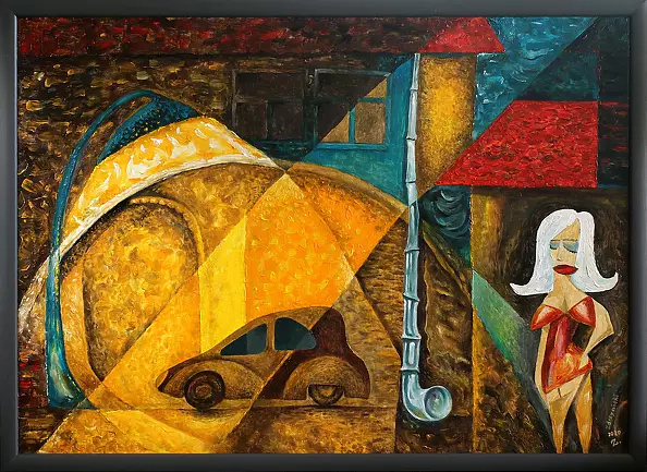 Piotr Zdrzynicki - Zaułek w Paryżu