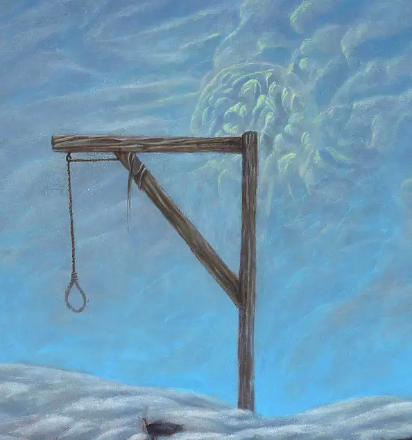Krzysztof Polaczenko, Sospeso, Dipinto acrilico - pannello, 50 x 70