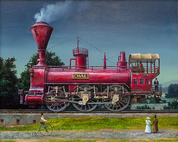 Jarosław Jaśnikowski - Iron gallop OIL PAINTING