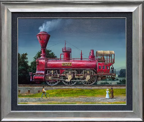 Jarosław Jaśnikowski - Iron gallop OIL PAINTING