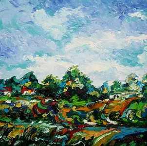 Jerzy Stachura - carded landscape