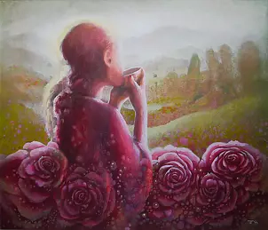   - Green tea with rose