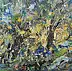 Eryk Maler, Willows, Green-Blue Wind, 70x100, Oil painting - canvas, 100 x 70
