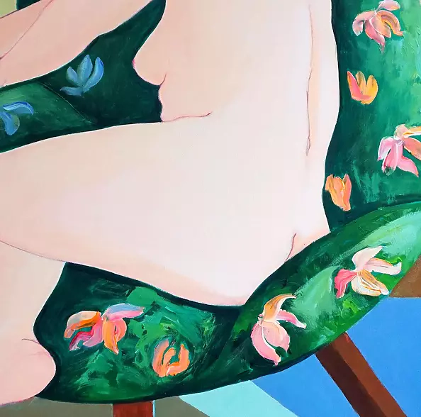 Aleksandra Adamczak - Green armchair