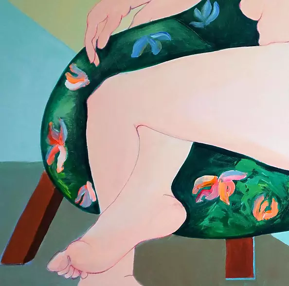 Aleksandra Adamczak - Green armchair