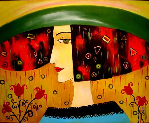 Anna Pietrzyk - green hat