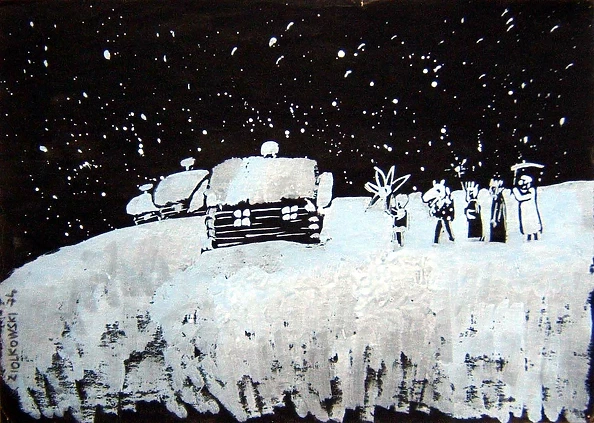 Grzegorz Ziółkowski - Winter - Carolers