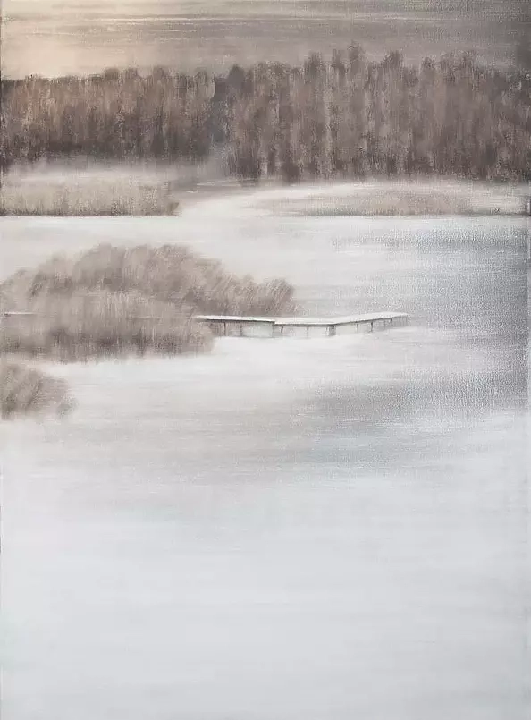 Małgorzata Bruss - Winter on the lake Galve