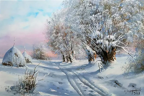 Marek Szczepaniak - Zima na polach