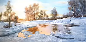 Marek Szczepaniak - Zima na rozlewisku