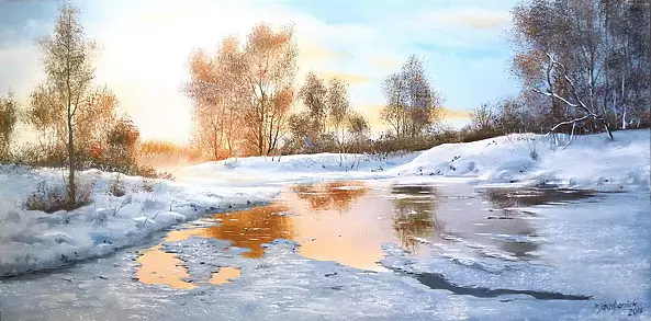 Marek Szczepaniak - Zima na rozlewisku
