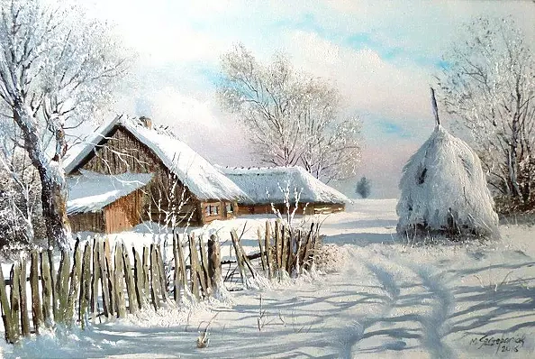 Marek Szczepaniak - Zima na wsi