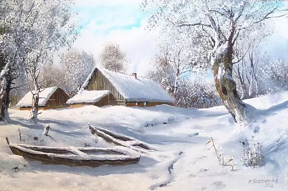 Marek Szczepaniak - Winter in the countryside