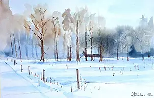 Zdzisław Rutkowski - Zima na wsi