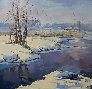Daniel Gromacki - Winter on the river. Podlasie.