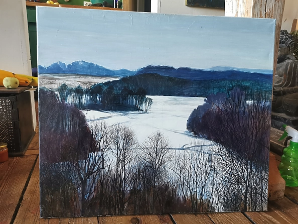 Olga Wielogórska - Winter landscape