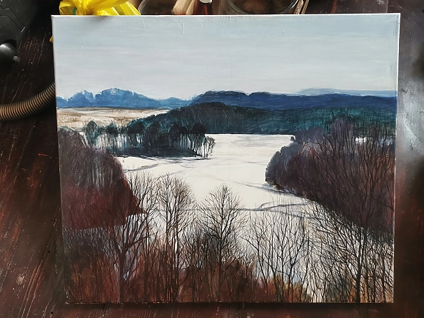 Olga Wielogórska - Winter landscape