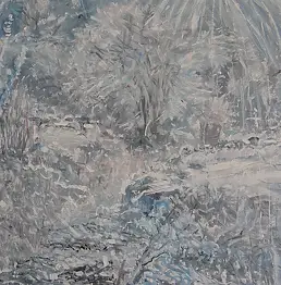 Eryk Maler, Inverno, inizio inverno, 2026, Quadro a olio - tela, 150 x 100