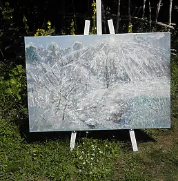 Eryk Maler, GELO, 2026, Quadro a olio - tela, 150 x 100