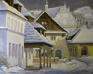 Małgorzata Wójtowicz Cichoń - Winter in Kazimierz Dolny