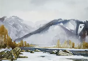 Kazimierz Twardowski - Winter in Tylmanowa