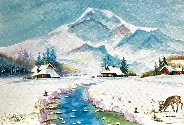 Ewa Zakrzewska - Winter in the mountains