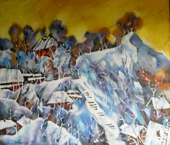 Jerzy Rodziewicz - Winter in the mountains