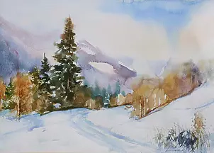 Kazimierz Twardowski - Zima w górach