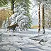 Marek Szczepaniak - Winter in the forest - moose