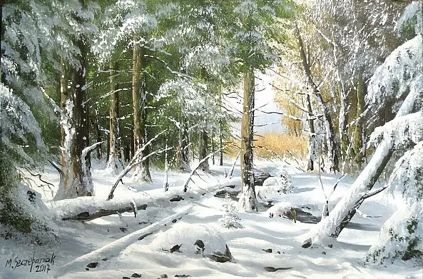 Marek Szczepaniak - Zima w lesie