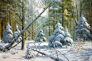 Marek Szczepaniak - Zima w lesie