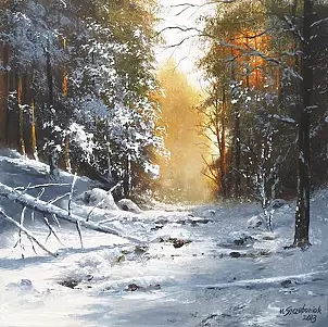 Marek Szczepaniak - Winter in the forest