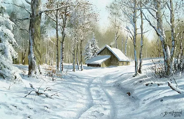 Marek Szczepaniak - Winter in the forest