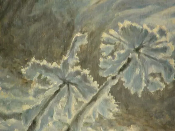 Eryk Maler - Winter, willows, sunrise, 1980 - E'ryk Painter