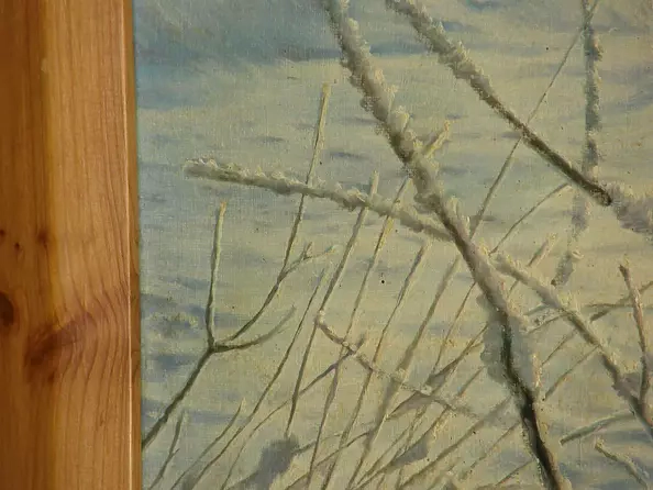 Eryk Maler - Winter, willows, sunrise, 1980 - E'ryk Painter